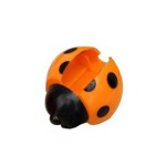 Toothbrush holder, ladybug, orange color